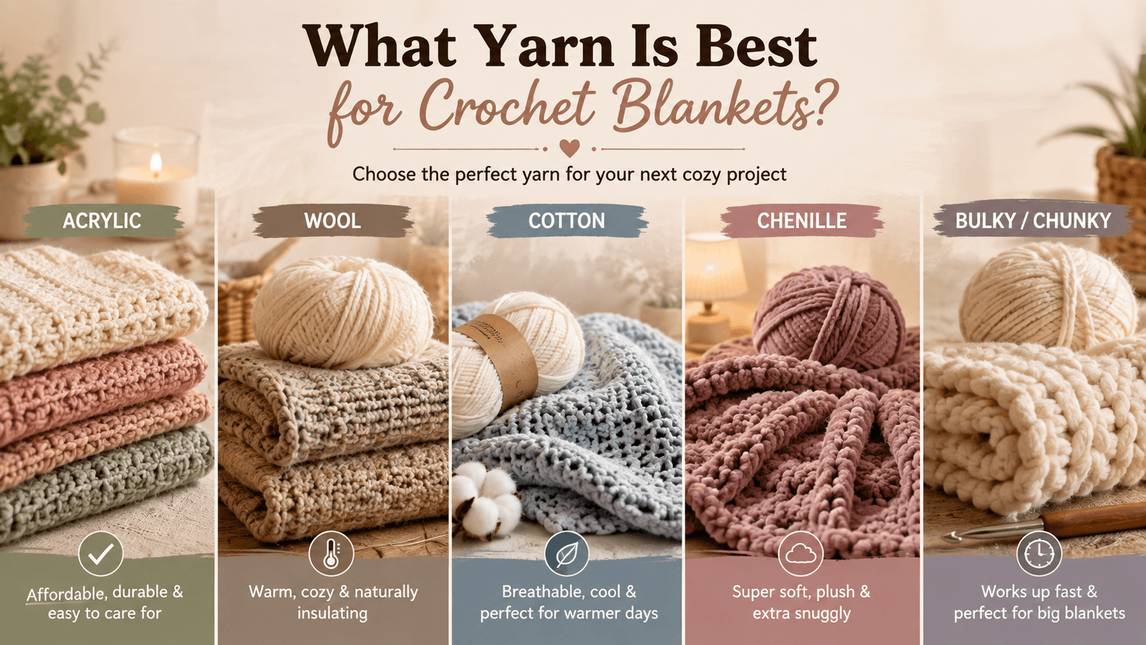 What Yarn Is Best for Crochet Blankets? A Complete Guide